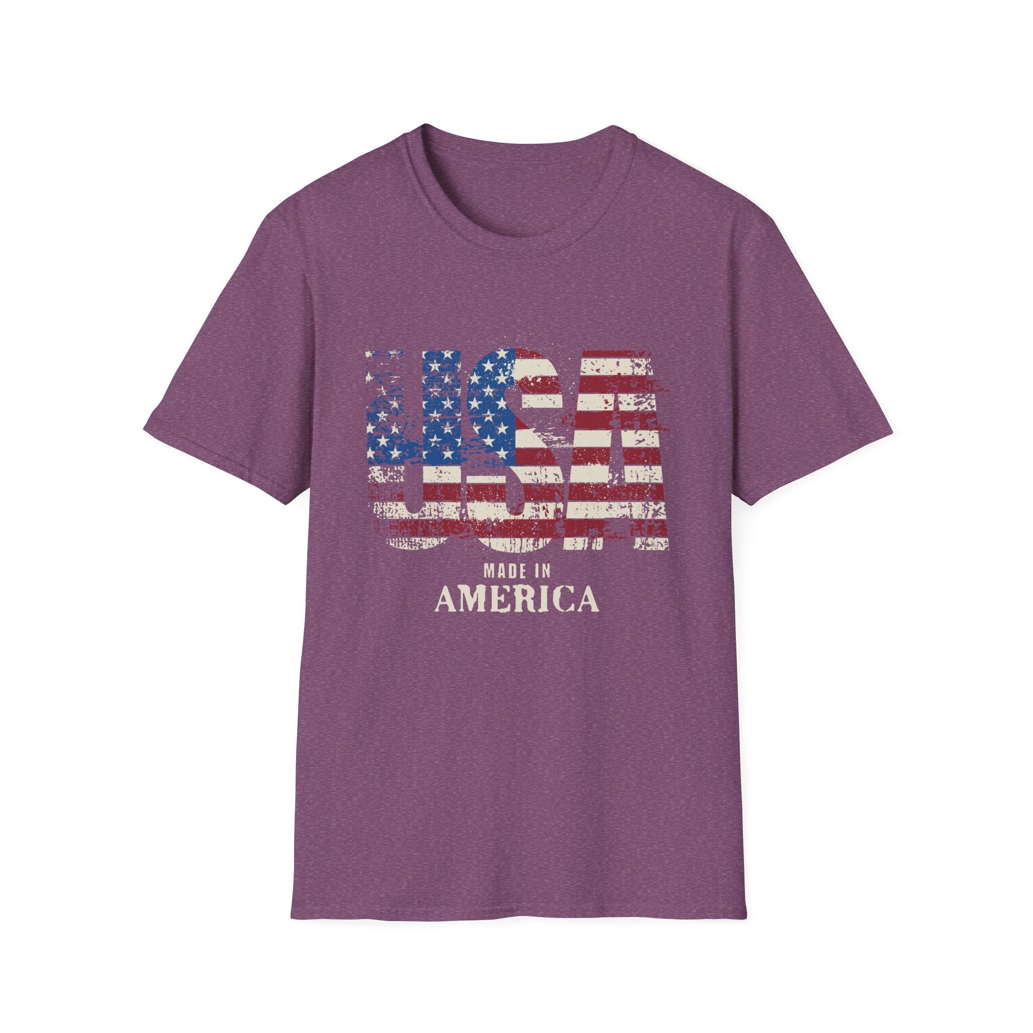 USA Pride US Flag Made in America 4th of July T-shirt