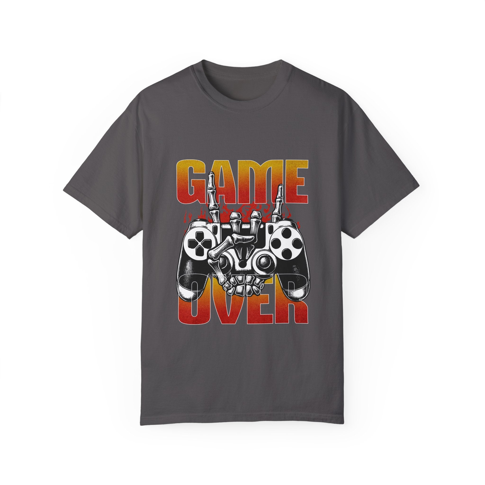 Skeleton Gamer Game Over T-shirt