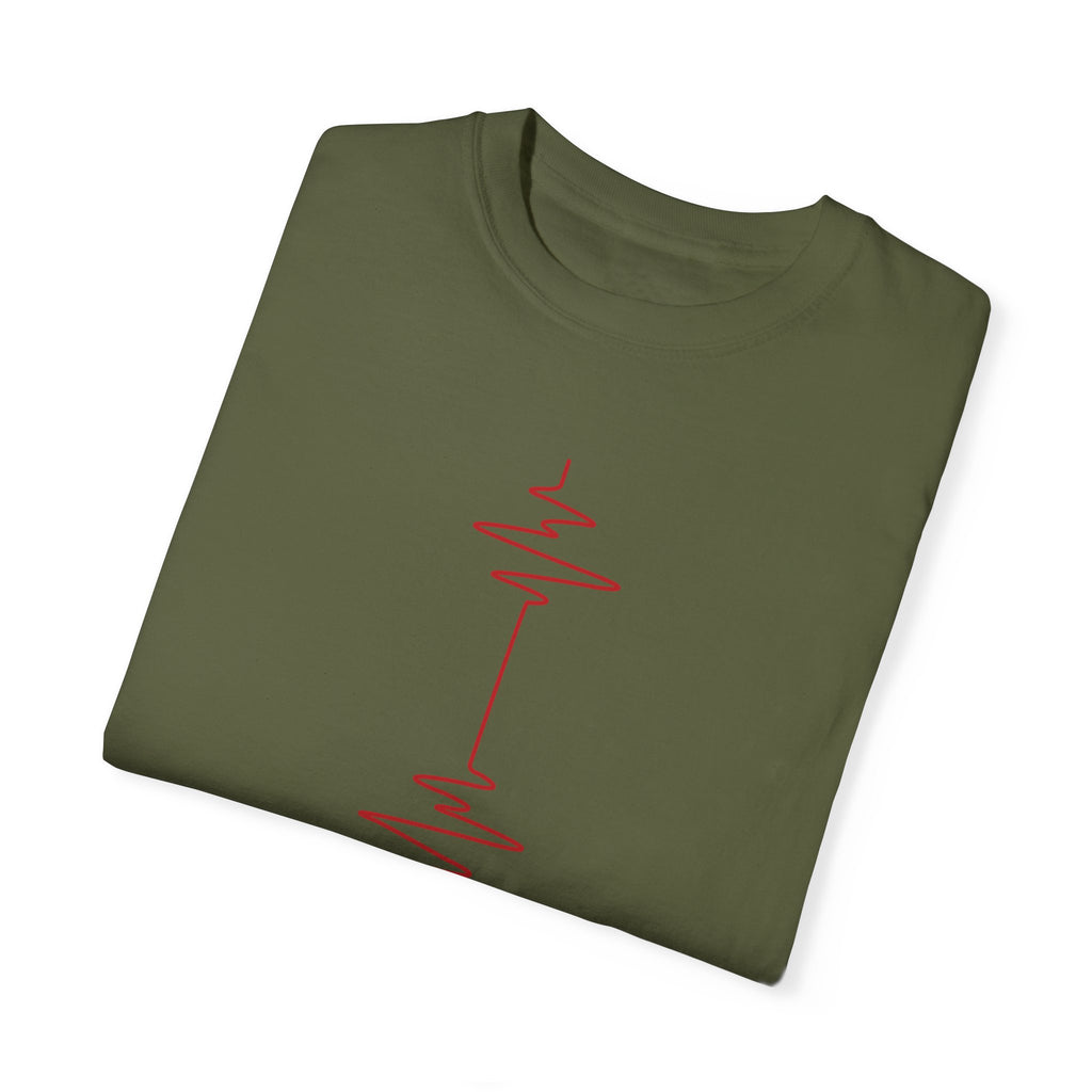 I Love Gaming Heartbeat Gamer T-shirt
