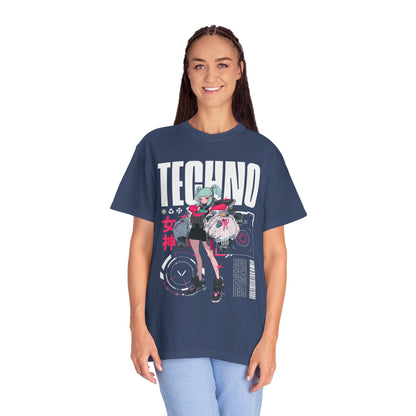 Techno Anime Girl T-shirt