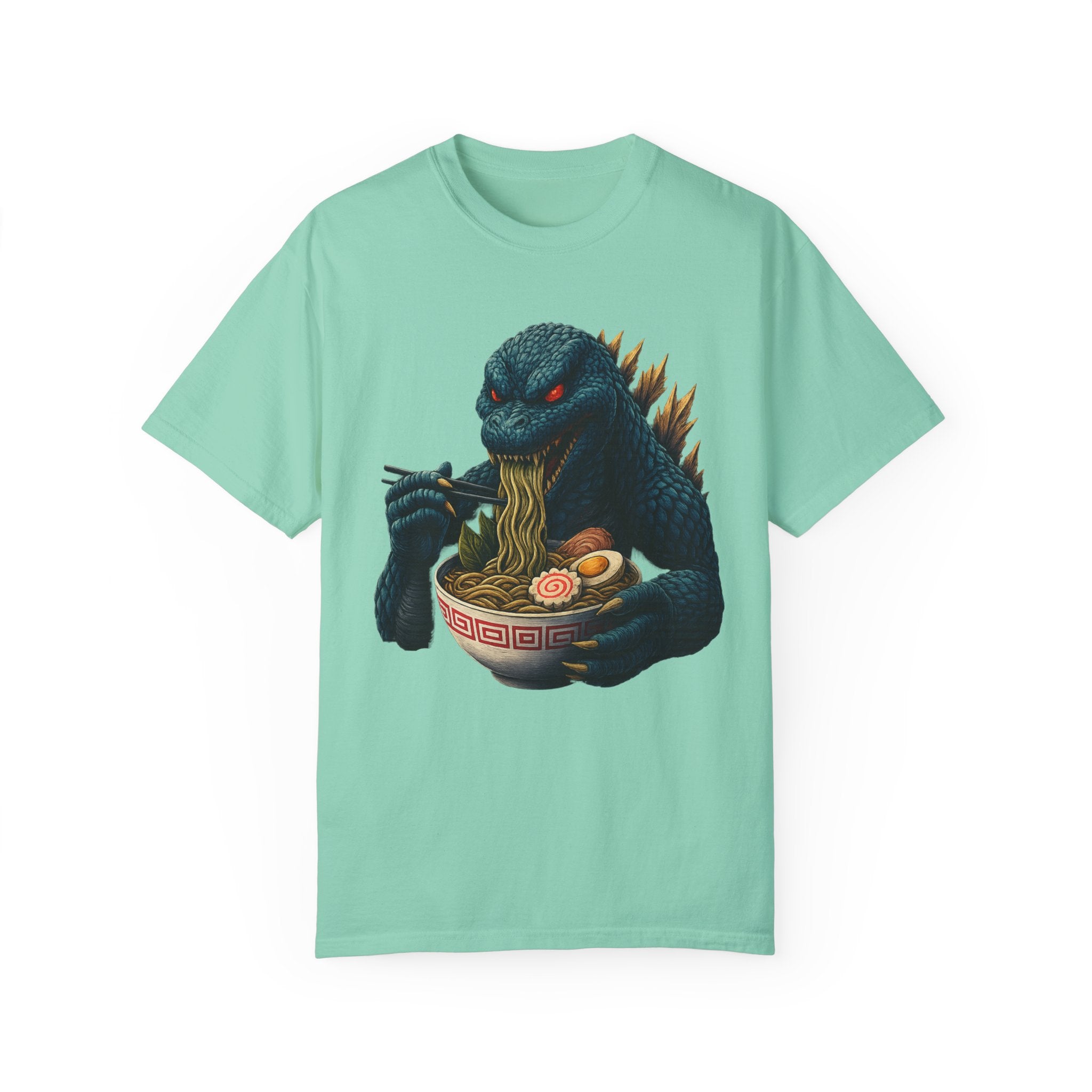 Kaiju Godzilla Eating Ramen T-shirt
