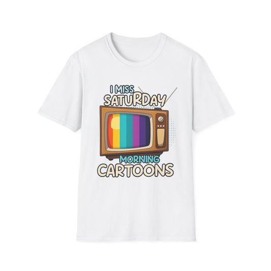 Funny Pop Culture Cartoons Retro 80s Retro Cartoons TV T-shirt