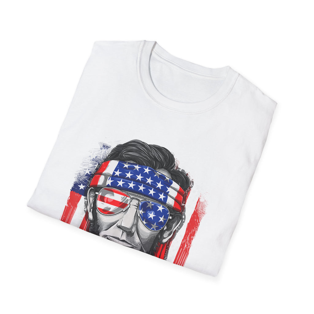 US Abe President Lincoln Merica 4th of July T-Shirt