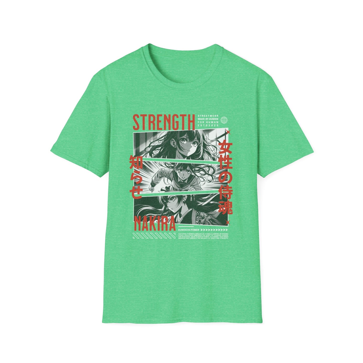 Nakira Strength Anime Girl T-Shirt