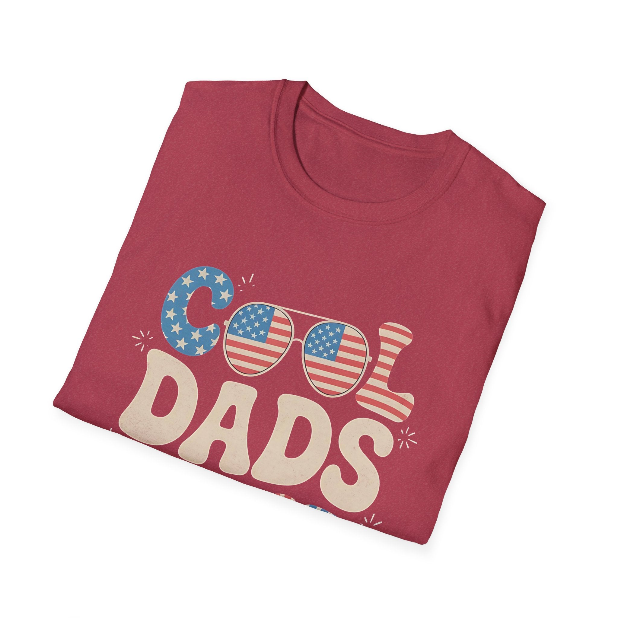 USA 4th of July Cool Dads Club America Father's Day T-shirt