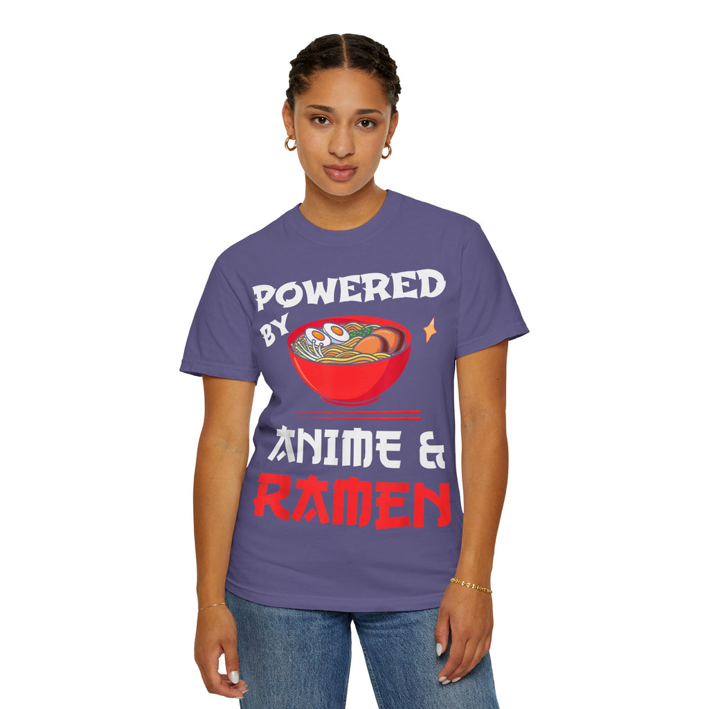 Powered by Anime & Ramen Anime T-shirt