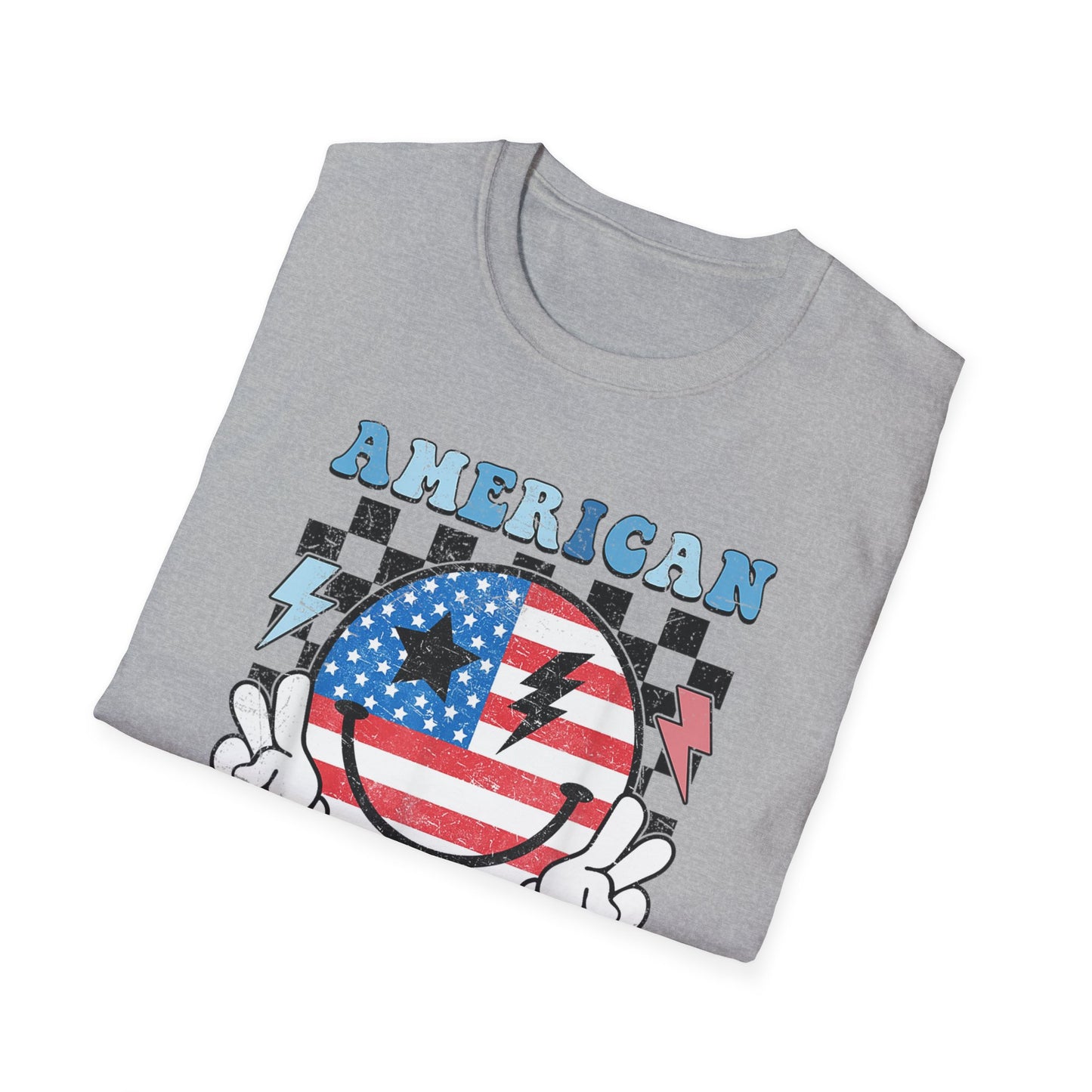 Vintage Peace Sign American Girl T-shirt