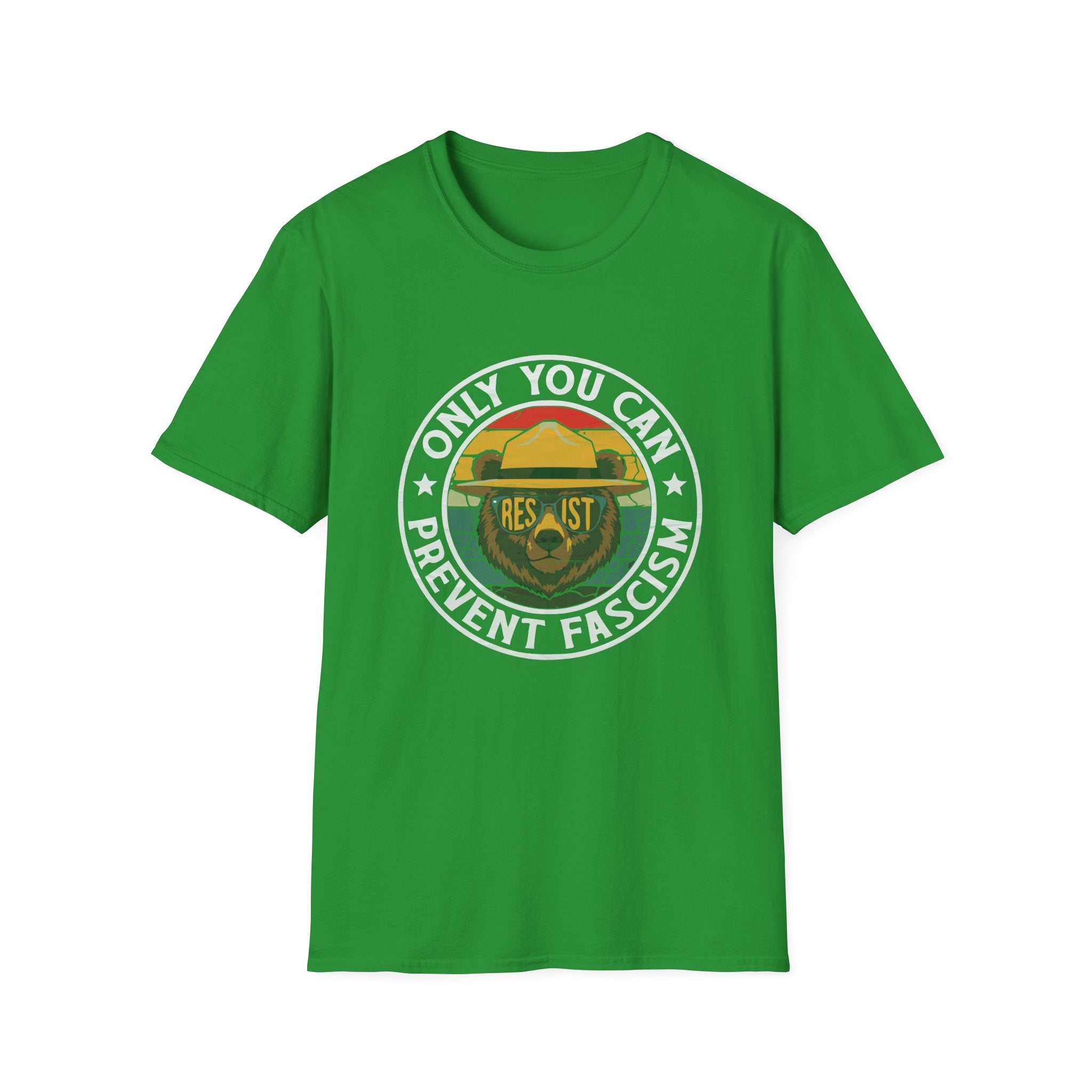 Only You Can Prevent Fascism Funny Resist USA Democracy T-Shirt