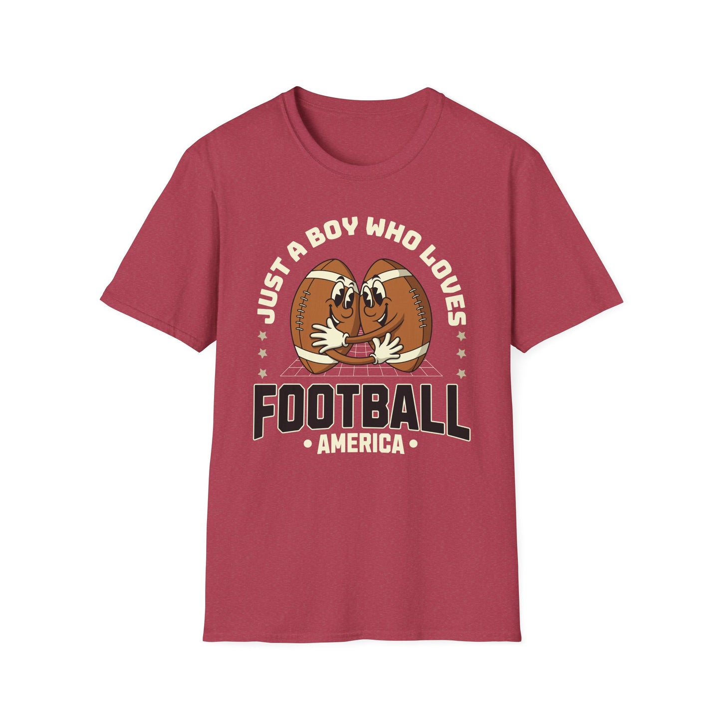 Just a Boy Who Loves Football Game Day T-Shirt