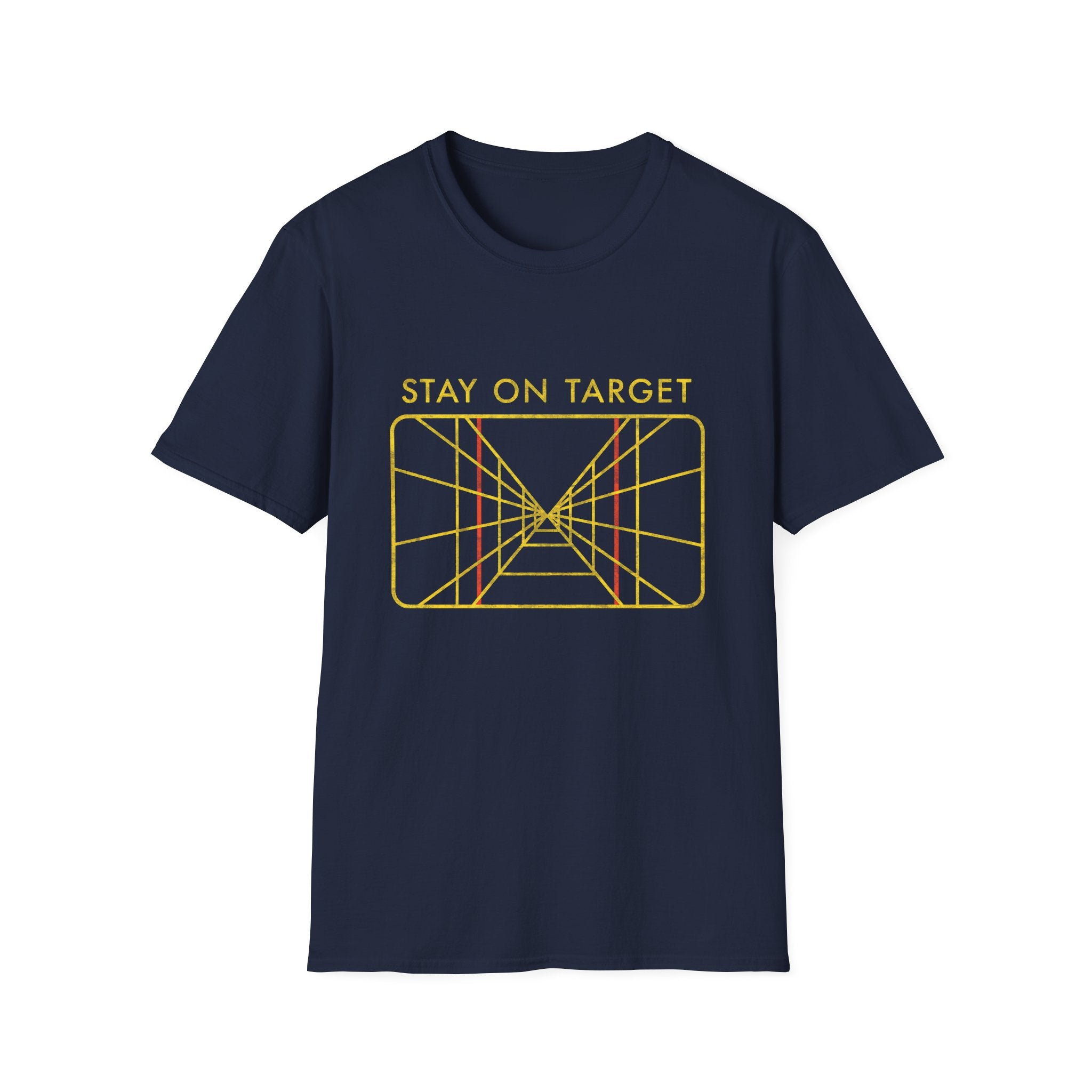 Funny Pop Culture Stay on Target Arcade Retro 80s T-shirt
