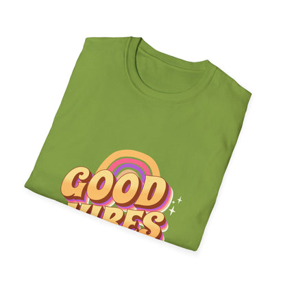 Retro 80s Old School Good Vibes Retro T-Shirt
