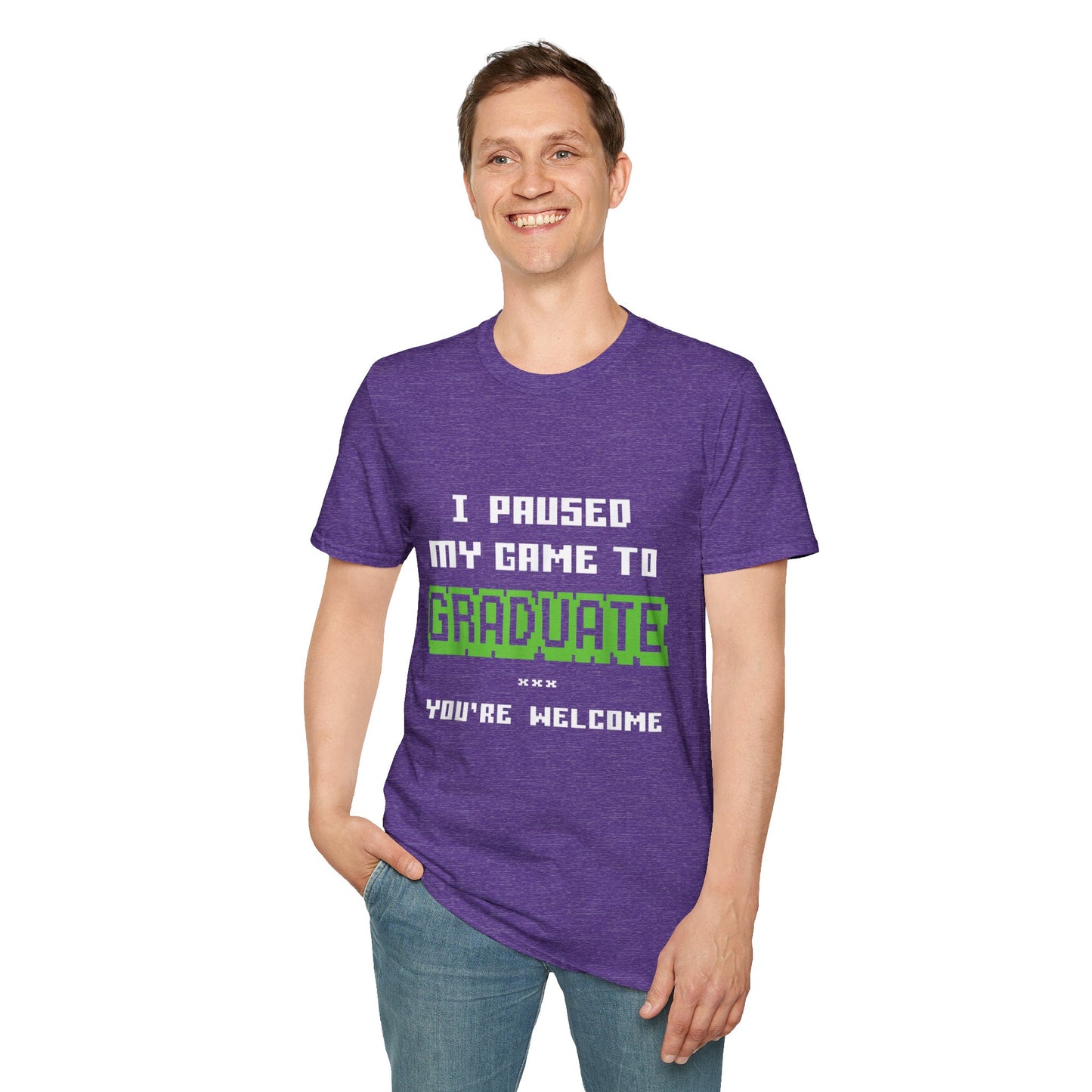 I Paused My Game to Graduate Gamer Graduation T-shirt