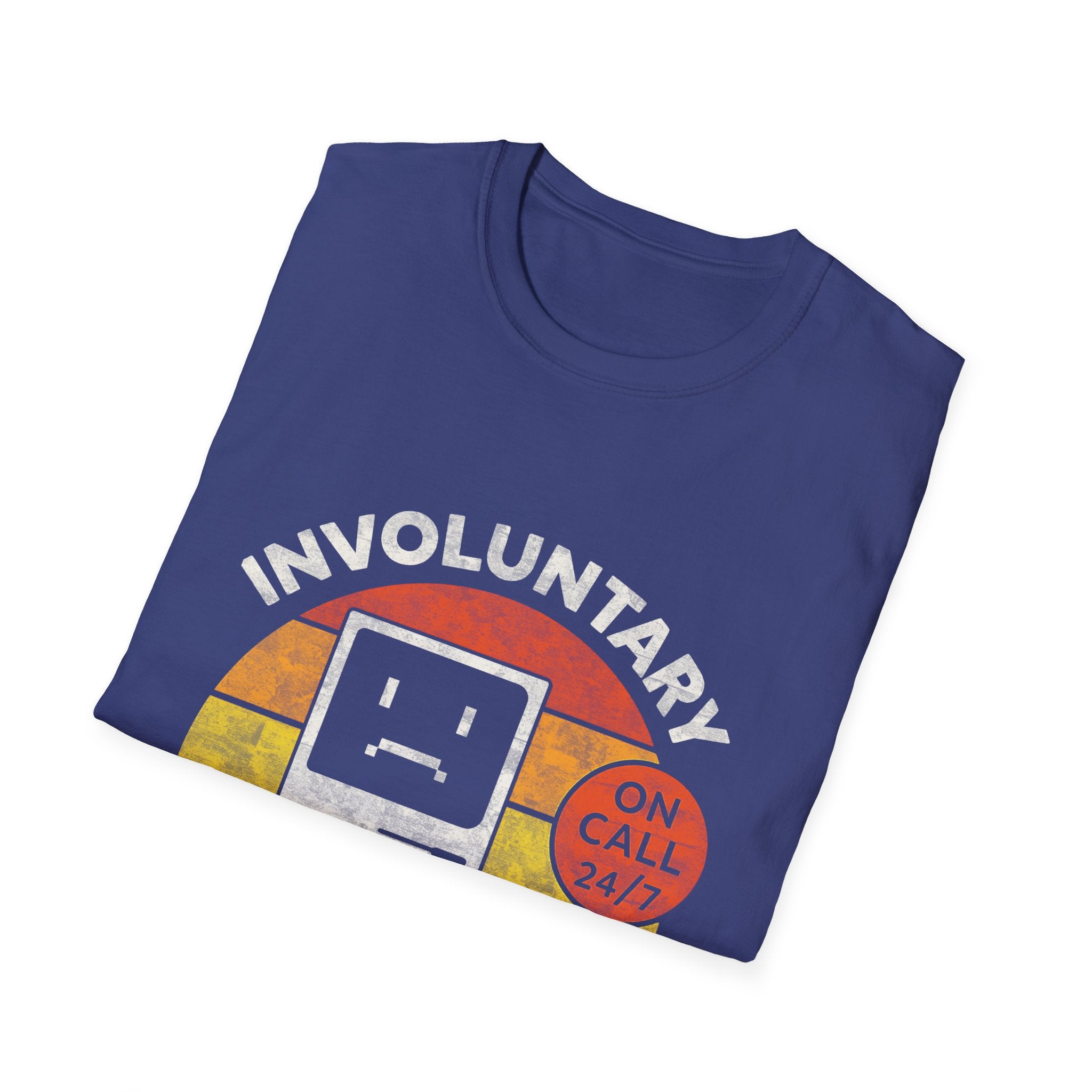 Involuntary Tech Support Funny Retro 80s Computer T-shirt