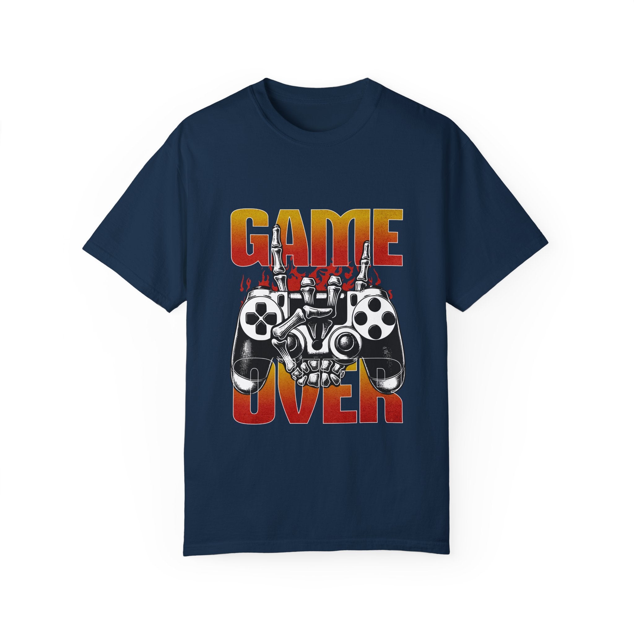 Skeleton Gamer Game Over T-shirt