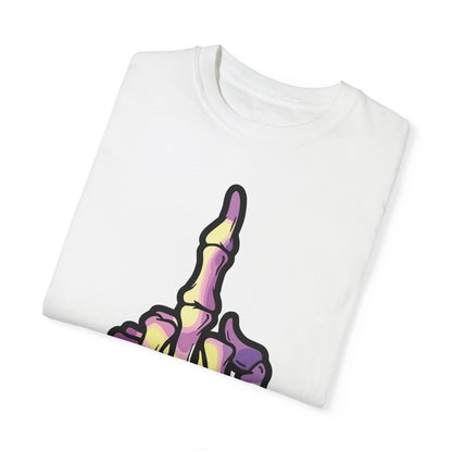 Skeleton Hand F You Streetwear T-shirt