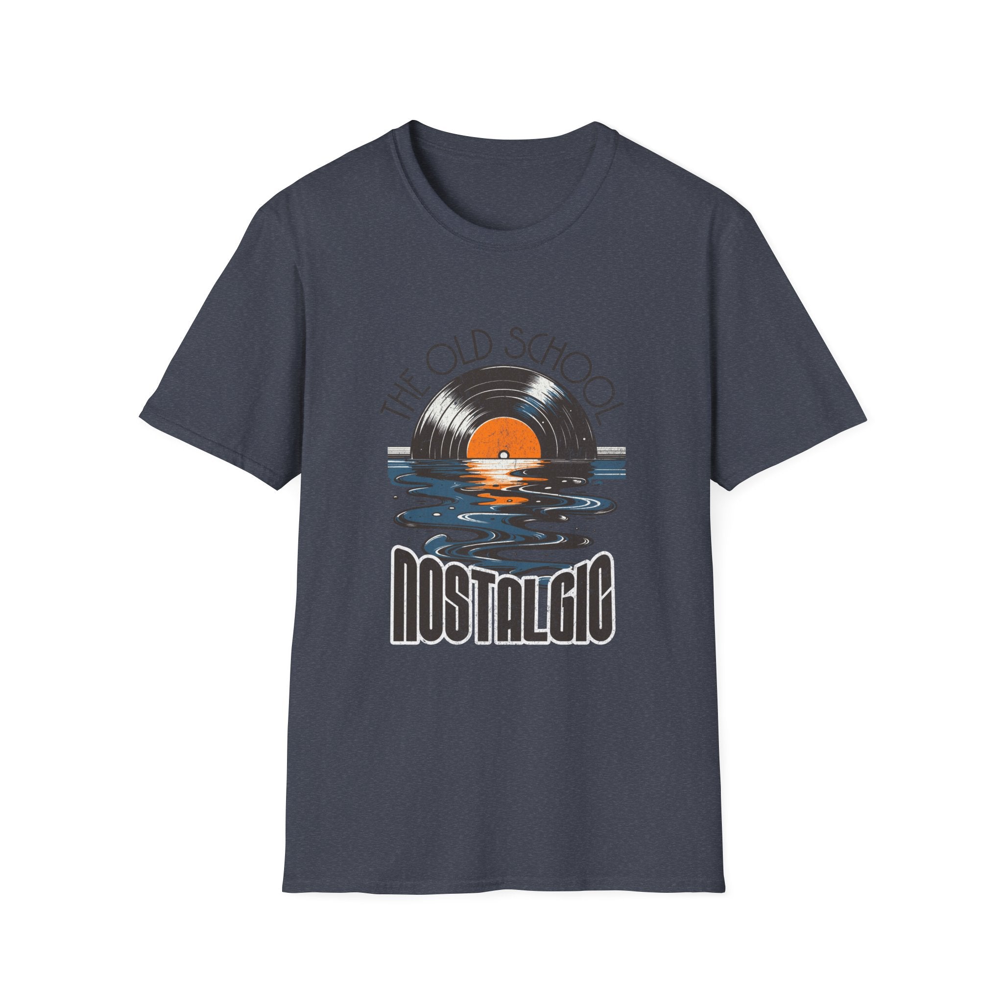Retro Nostalgic Vintage Vinyl Music T-shirt