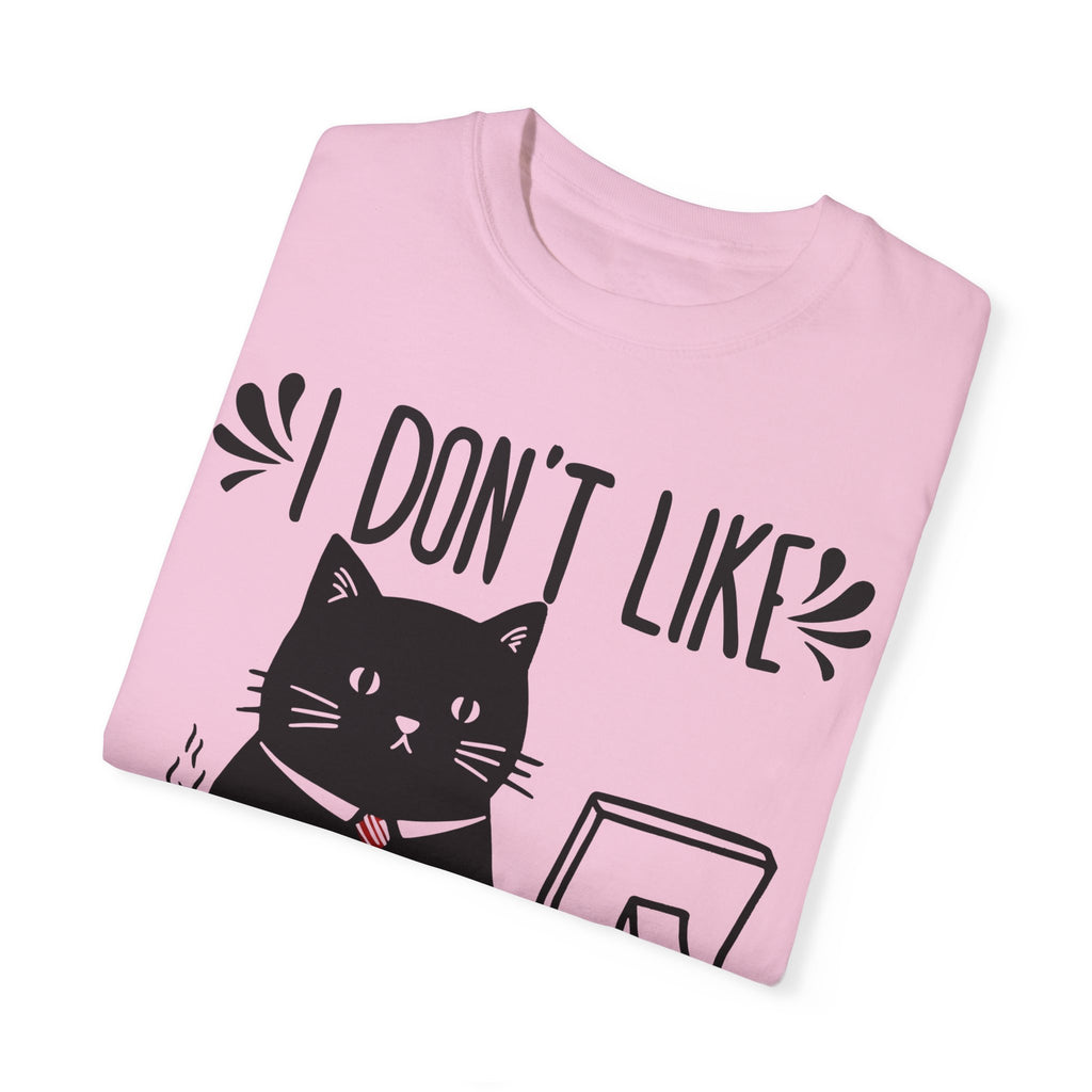I Don’t Like Morning People... Or Mornings... Or People Funny Cat T-shirt