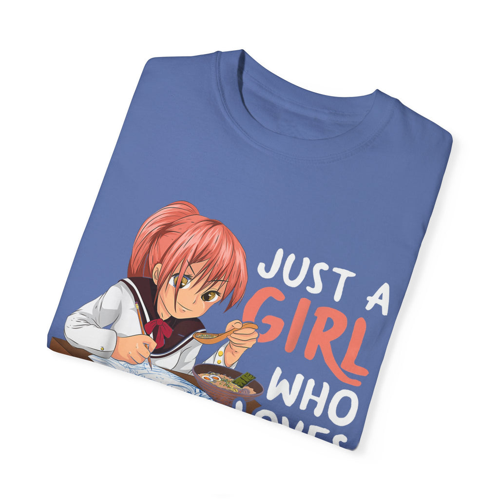 Just a Girl Who Loves Anime, Ramen & Sketching  Anime T-shirt