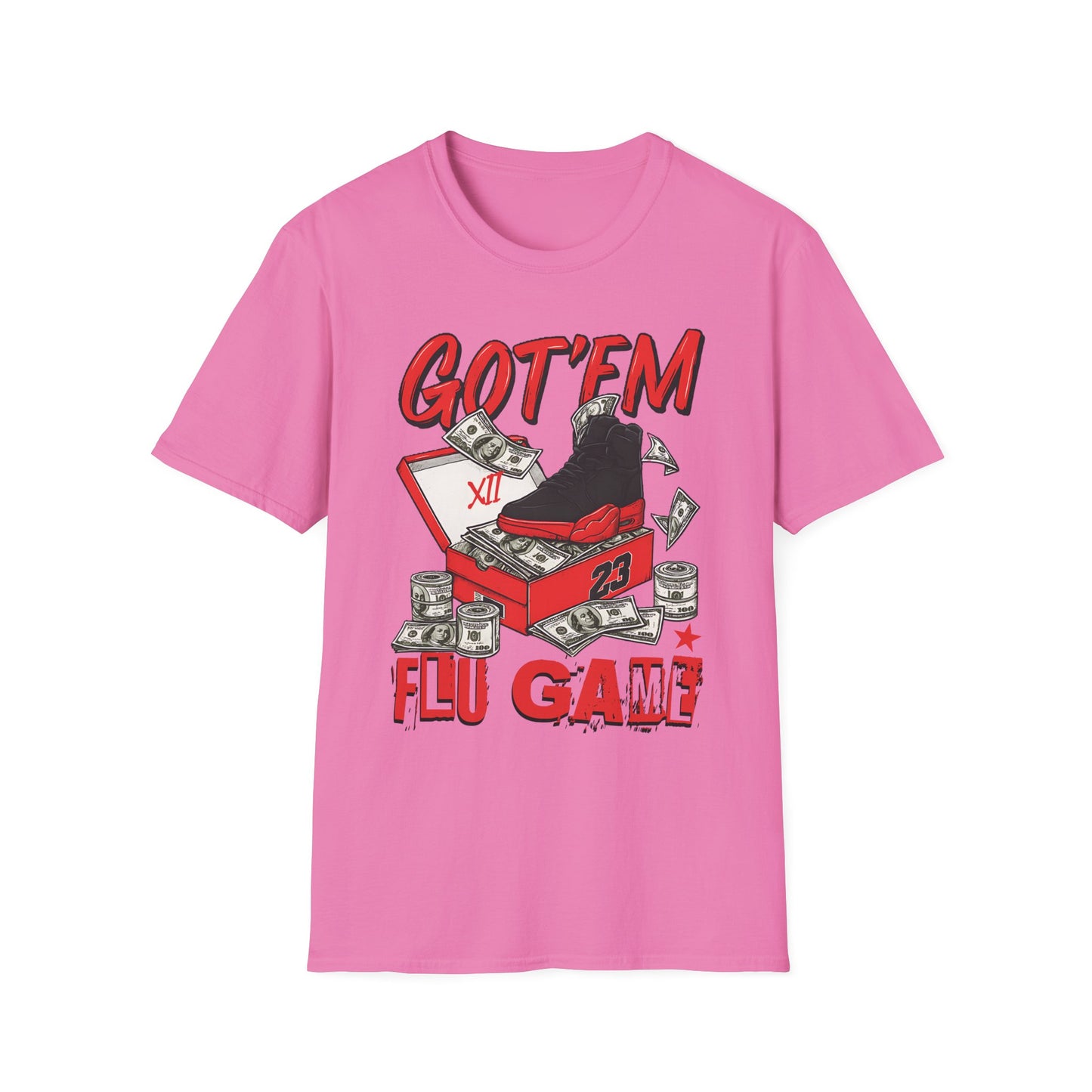 Streetwear Match Jordan 12 Retro Flu Game - XII Graffiti Sneakerhead T-Shirt