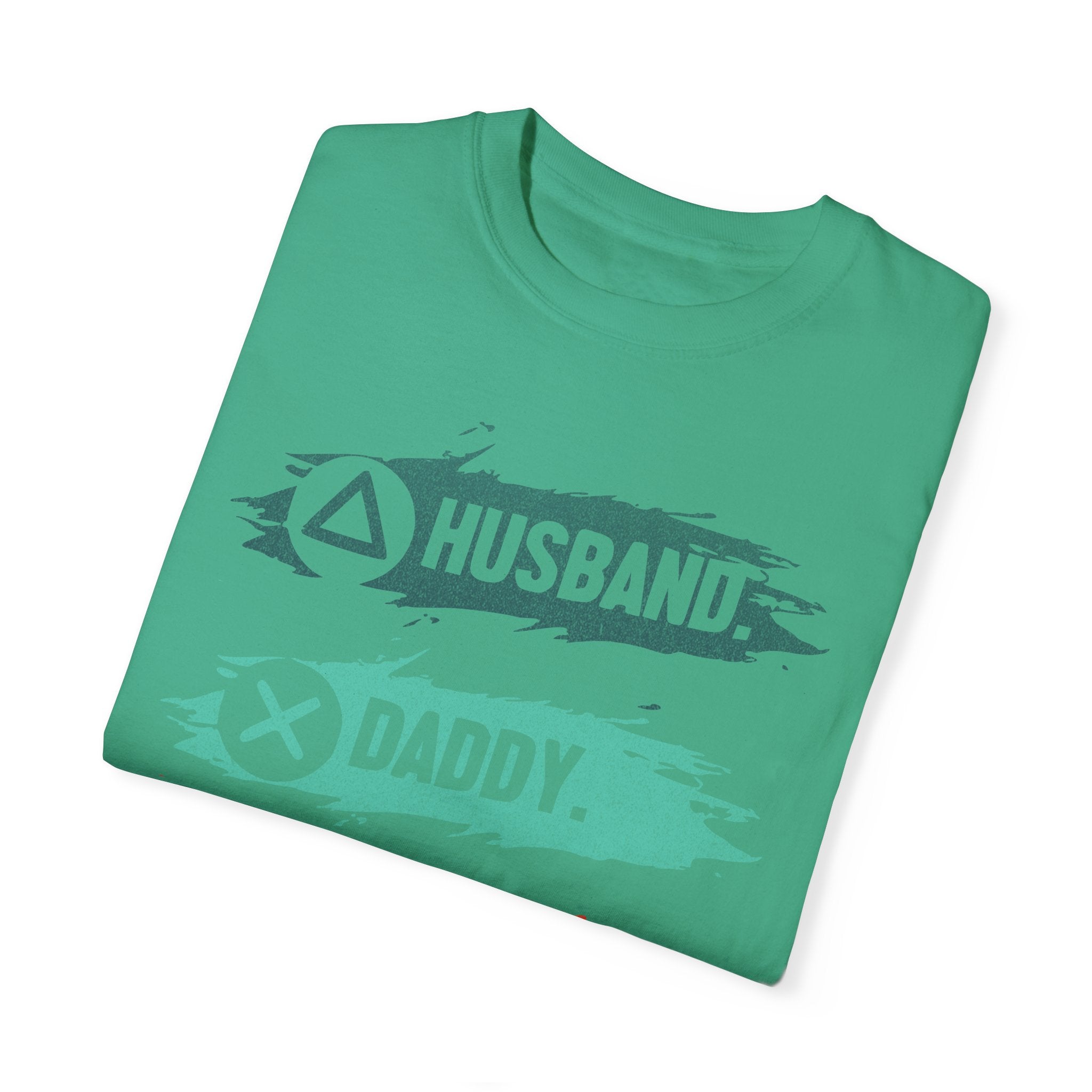 Husband Daddy Gamer Hero Funny Dad Gamer T-shirt