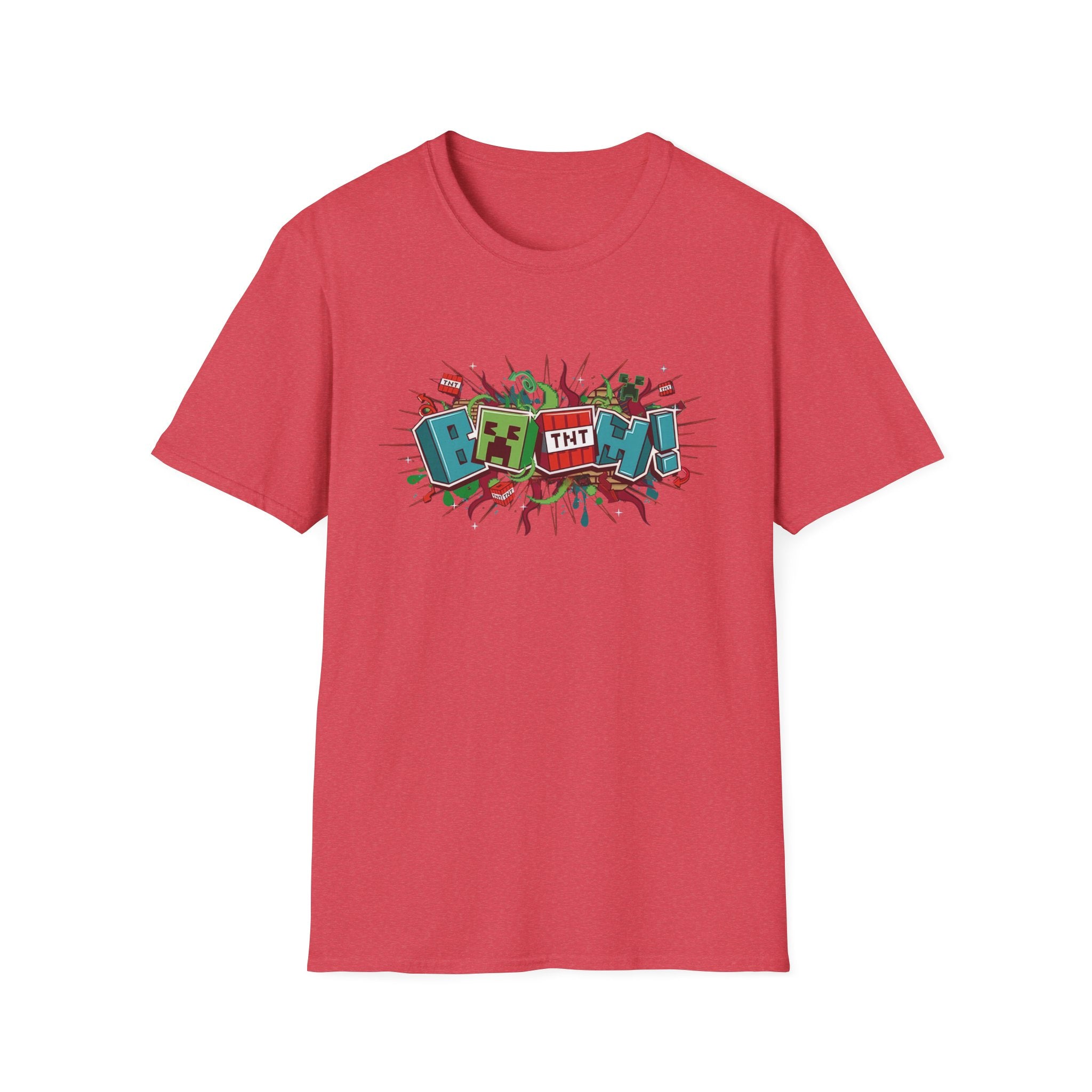 Funny Mining Gamer Pixel Boom Gaming Miner T-Shirt
