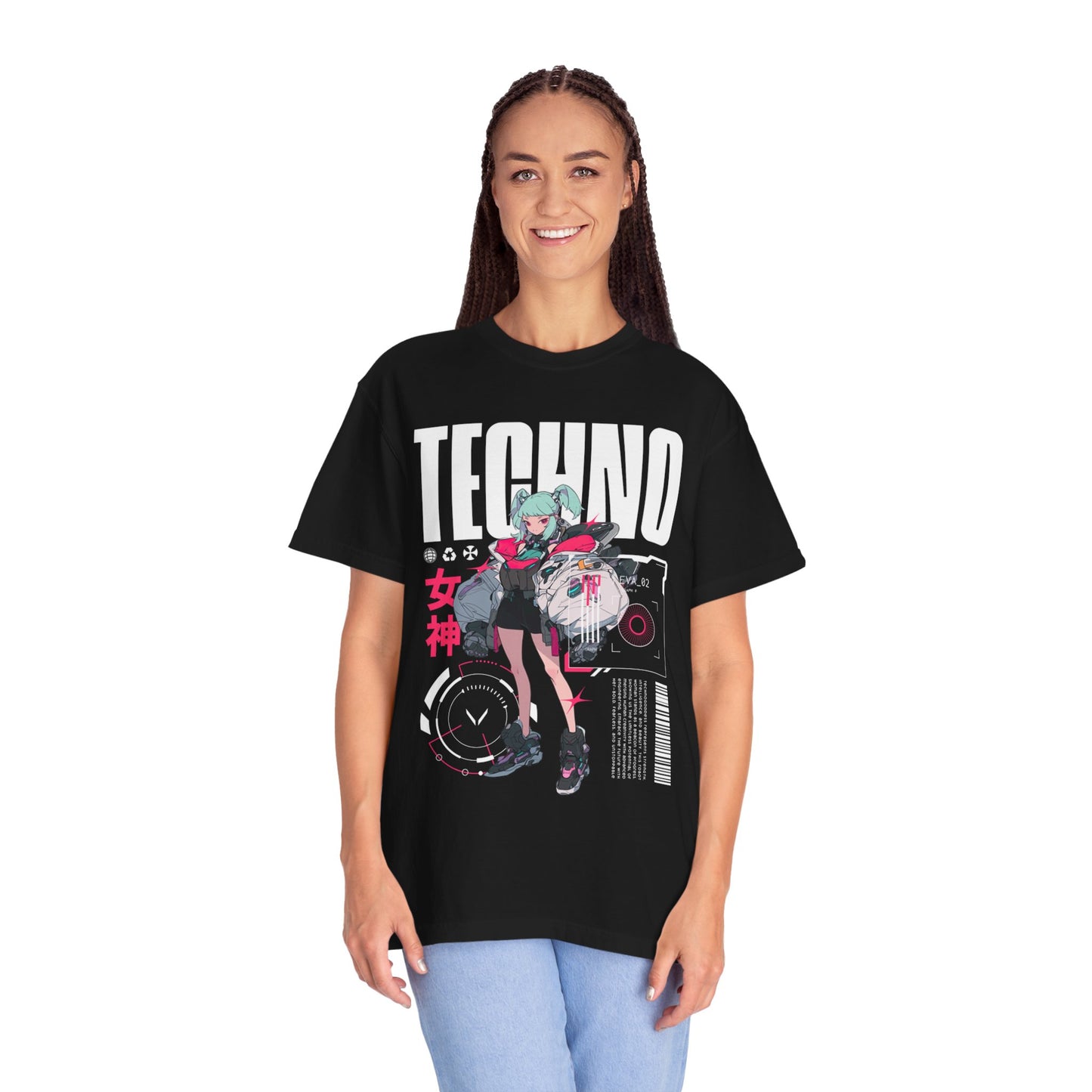 Techno Anime Girl T-shirt