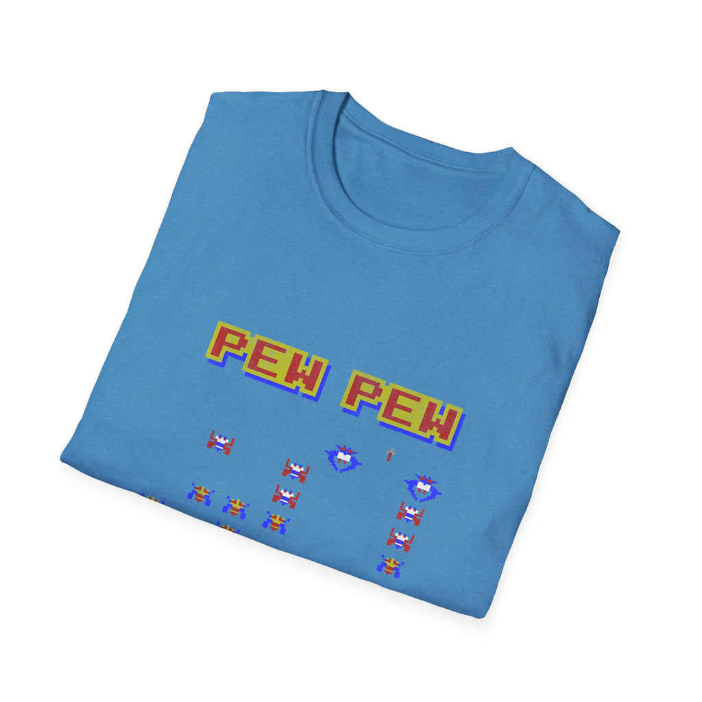 PEW PEW Retro Video Game Vintage Gaming Gamer T-Shirt