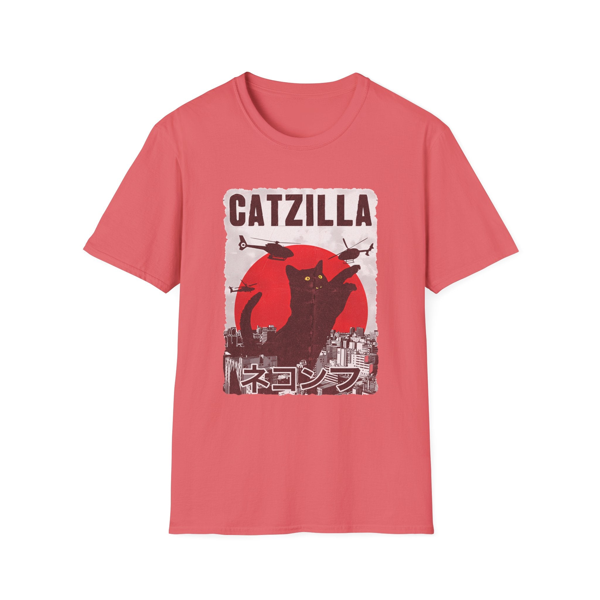 Catzilla Pop Culture Godzilla T-Shirt