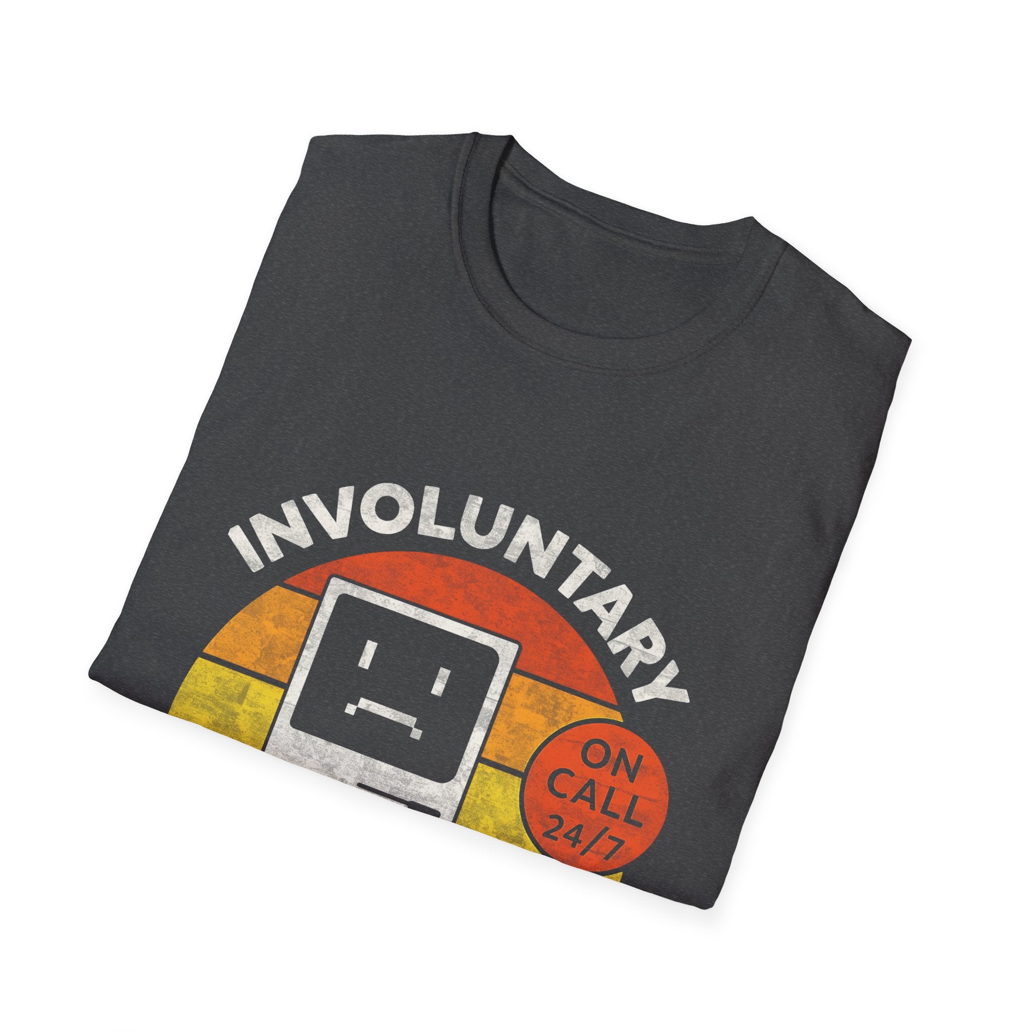 Involuntary Tech Support Funny Retro 80s Computer T-shirt