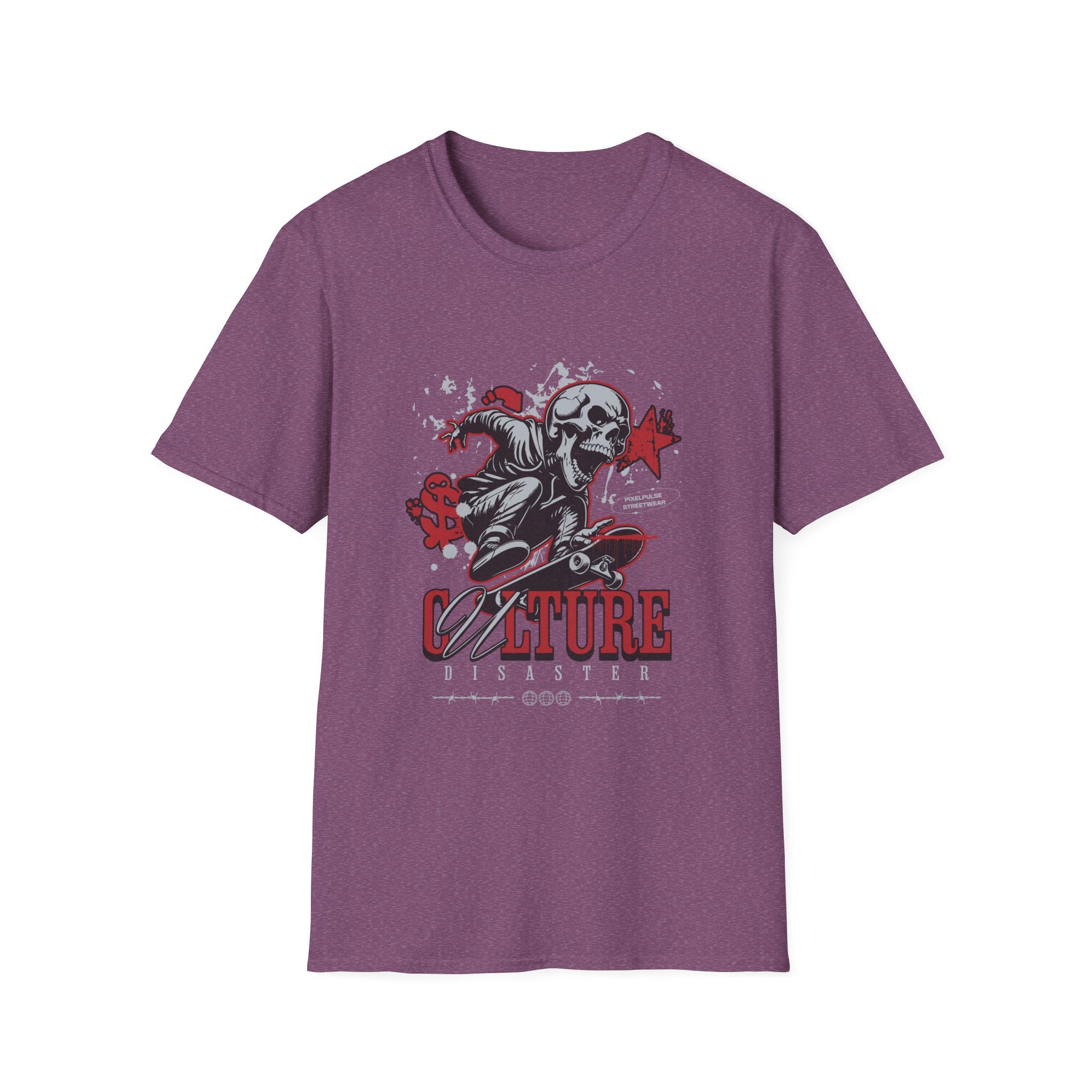 Culture is a Disaster Streetwear Funny Skull T-Shirt