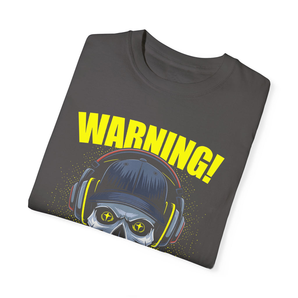 Warning: May Yell at Video Games Gamer T-shirt