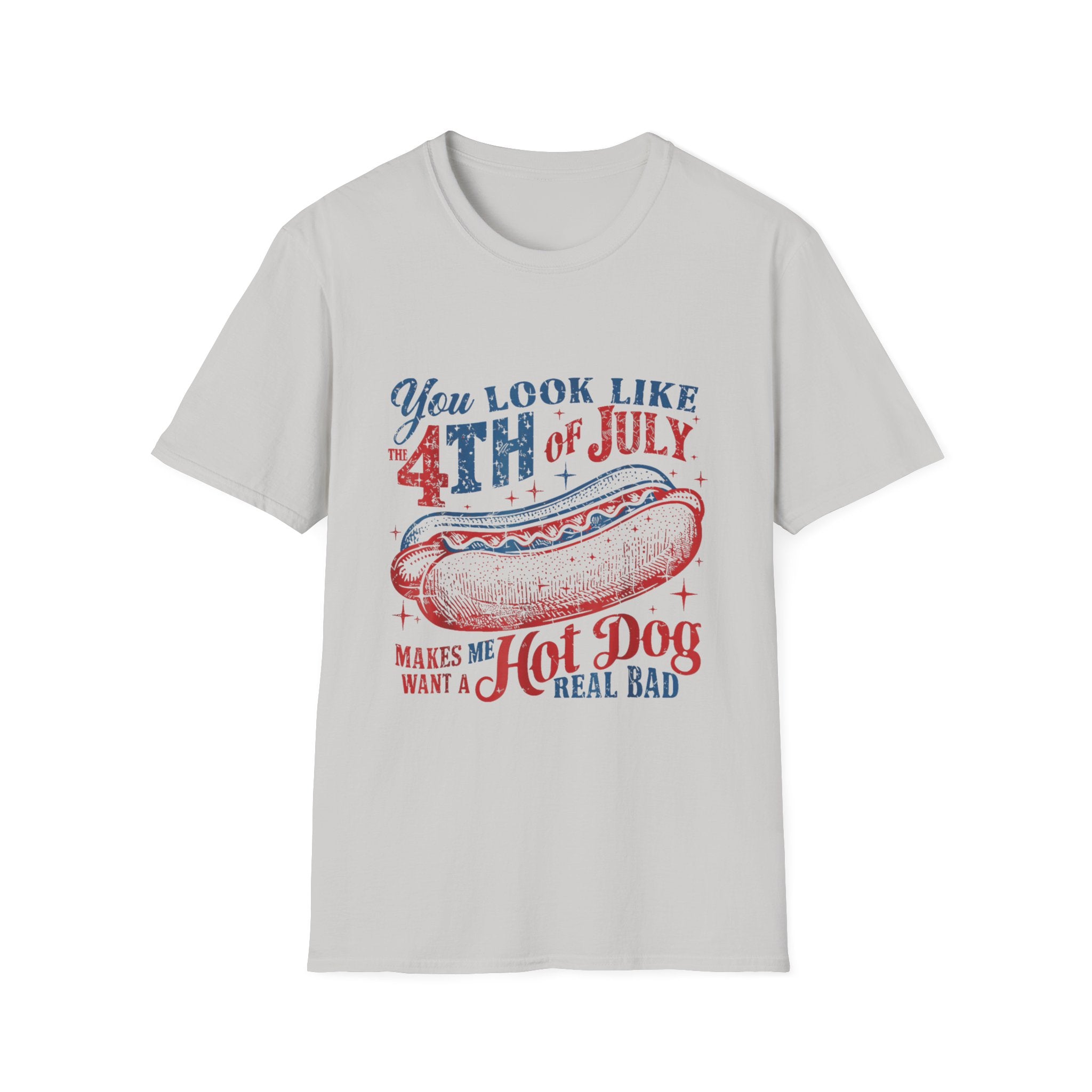 Hot Dog BBQ You Look like the 4th of July T-shirt