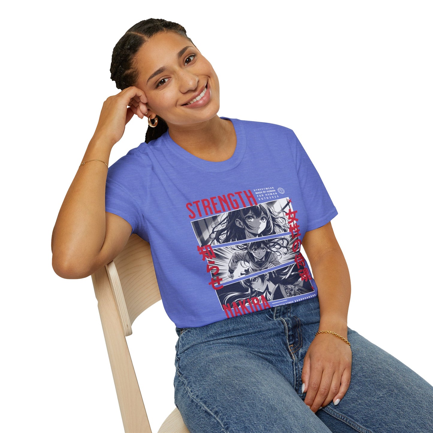 Nakira Strength Anime Girl T-Shirt