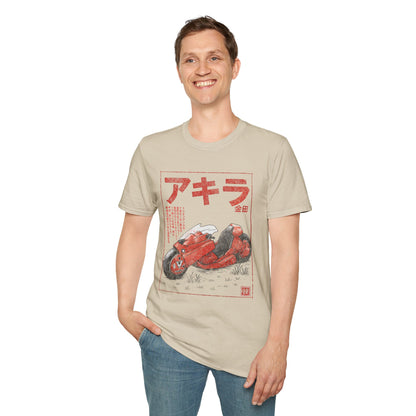Akira Sumi-e Bike Japanese Manga Cyberpunk T-Shirt