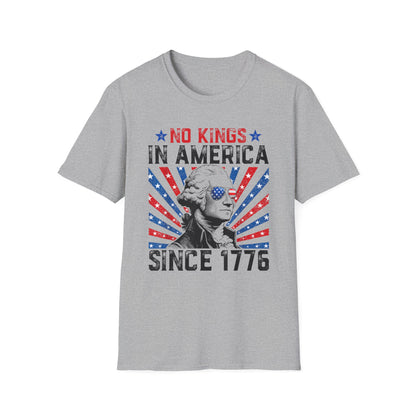 4th of July America Democracy No Kings Since 1776 T-Shirt