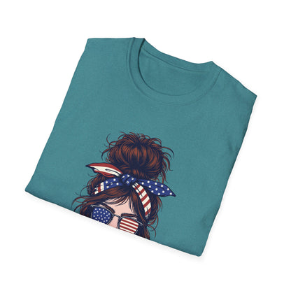 4th of July Gifts for Mothers American Mom T-shirt