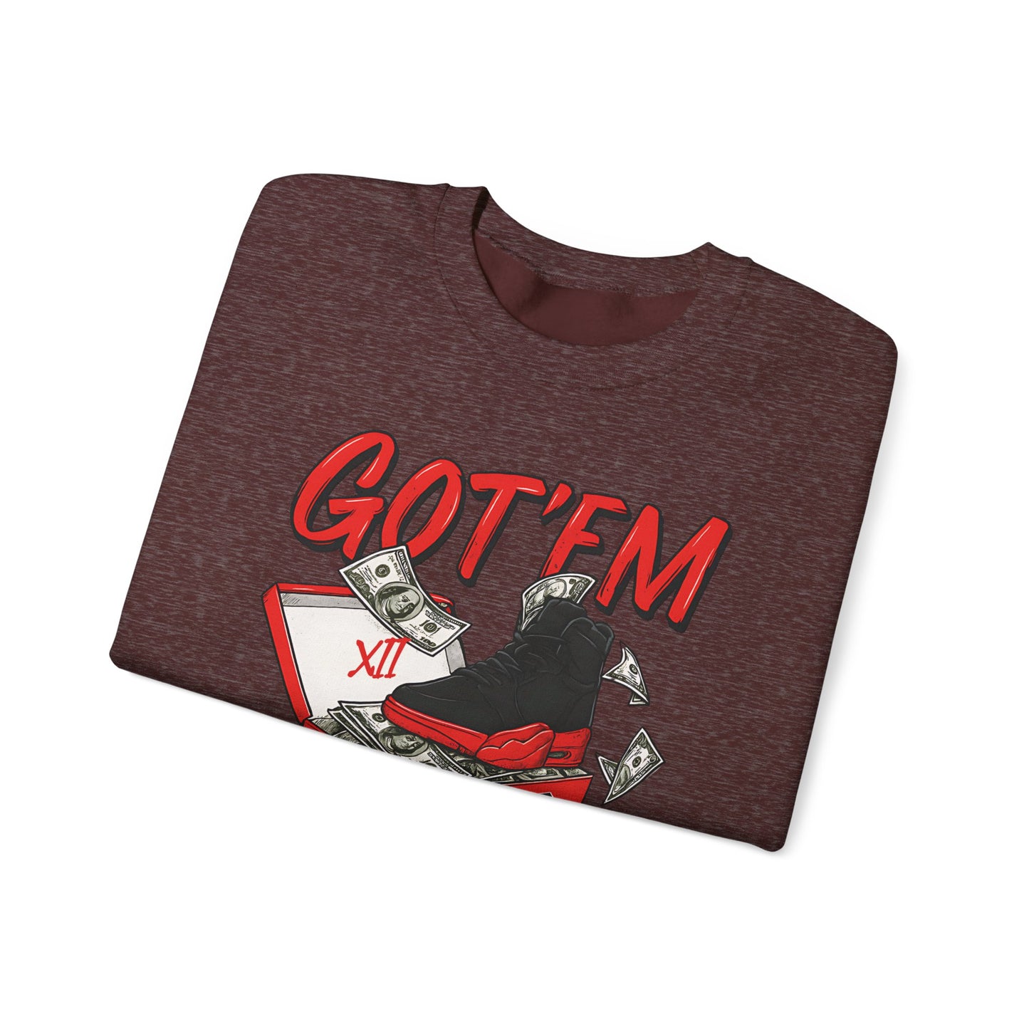 Streetwear Sneakerhead Match Jordan 12 Retro Flu Game Sweatshirt