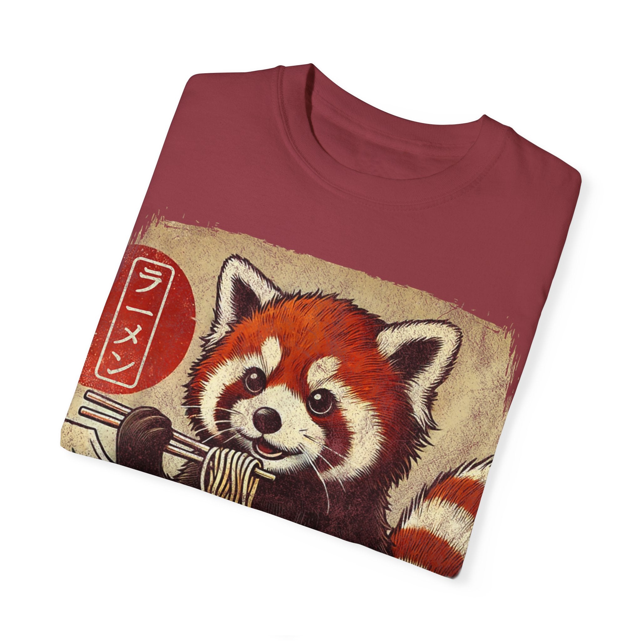 Ramen Time – Japanese Anime Red Panda T-shirt