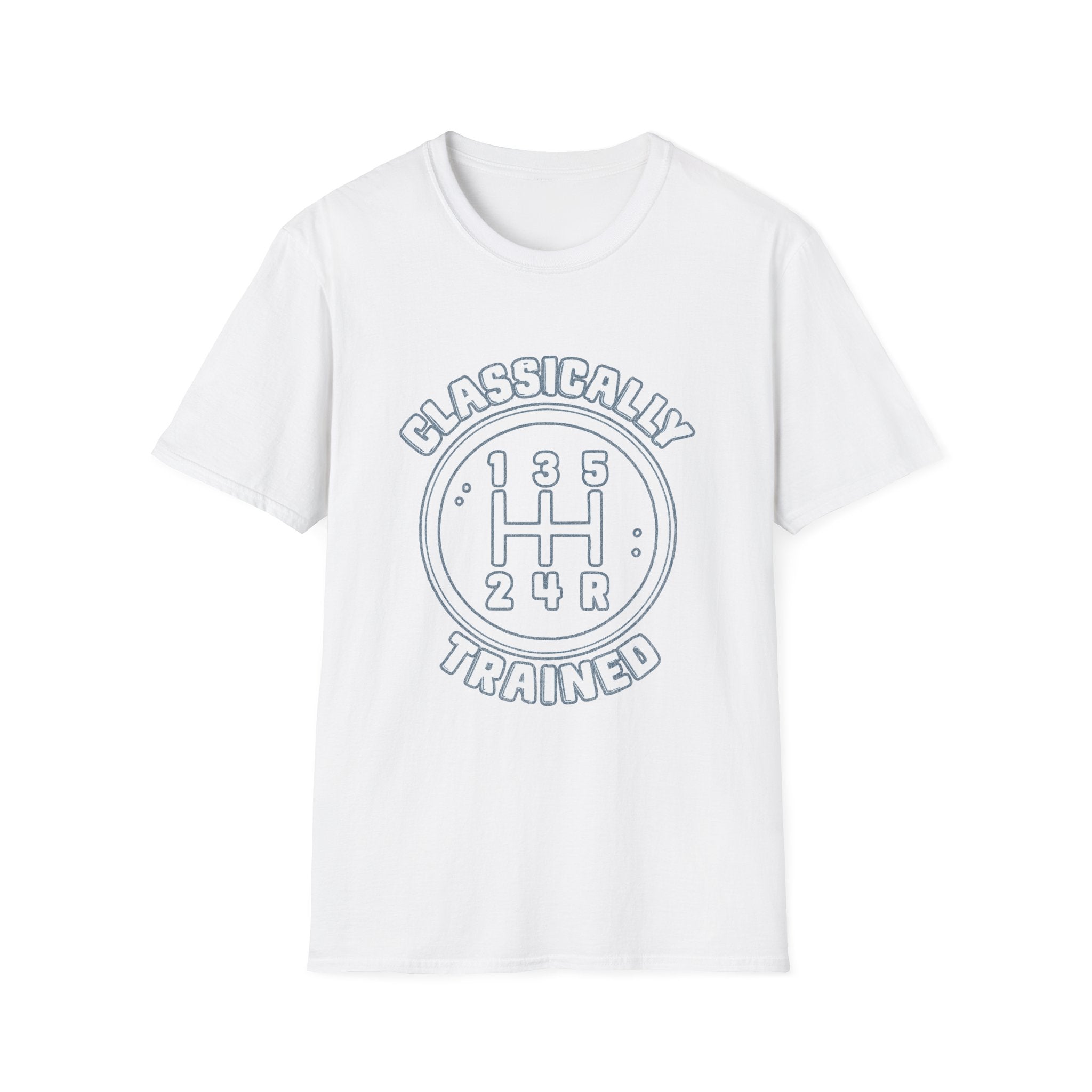 Classically Trained Stick Shift Hot Rod Gearhead Vintage Car T-Shirt
