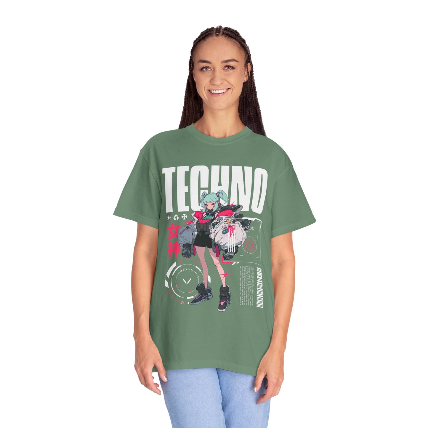 Techno Anime Girl T-shirt
