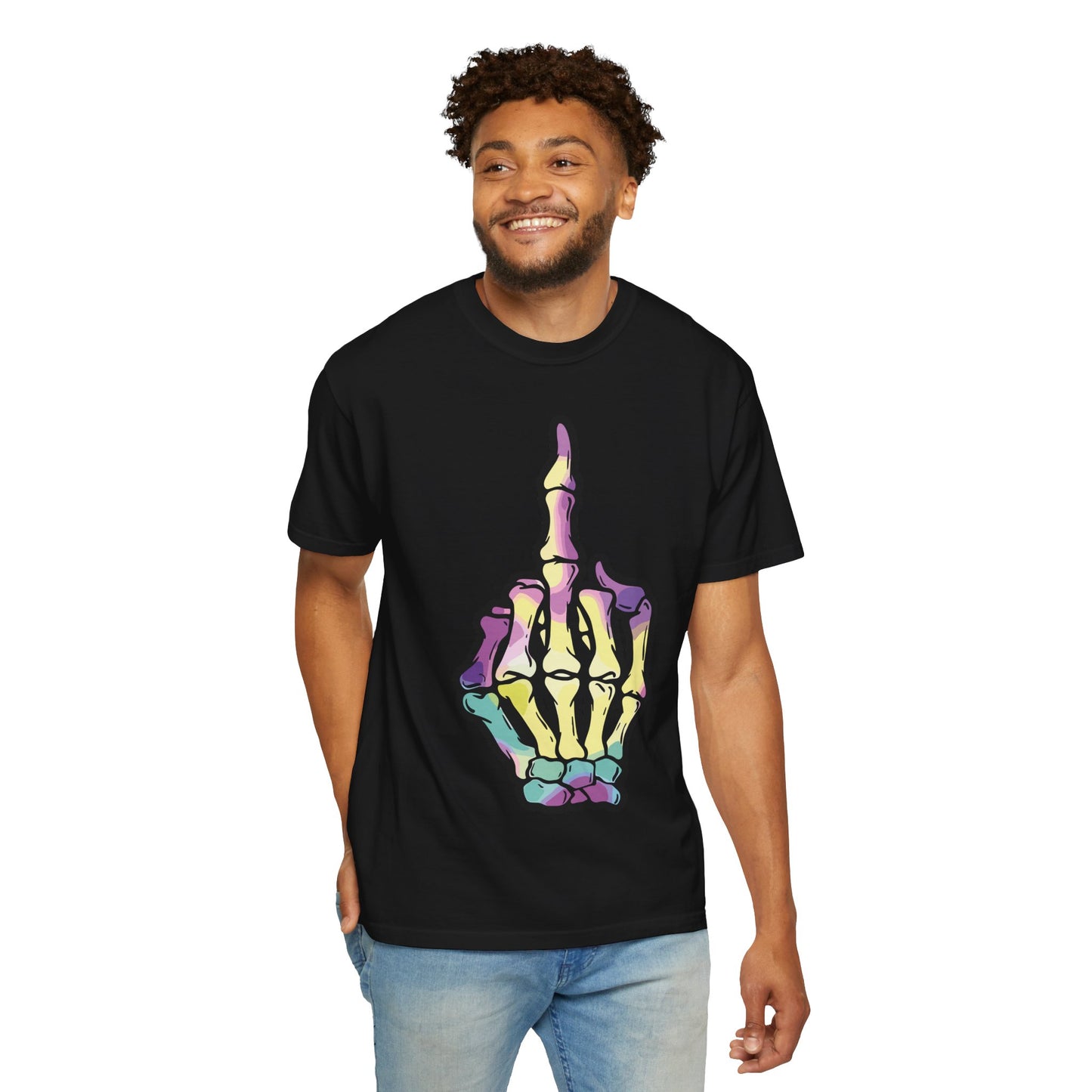 Skeleton Hand F You Streetwear T-shirt