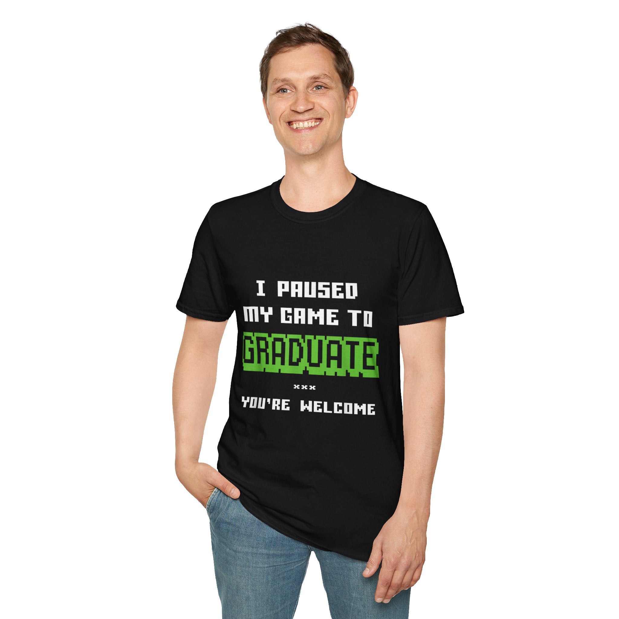 I Paused My Game to Graduate Gamer Graduation T-shirt