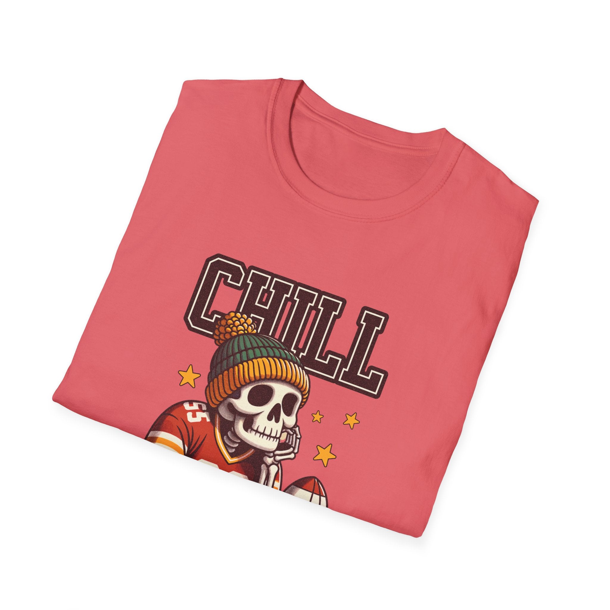 Coffee, Chill & Game Day Football Season T-Shirt