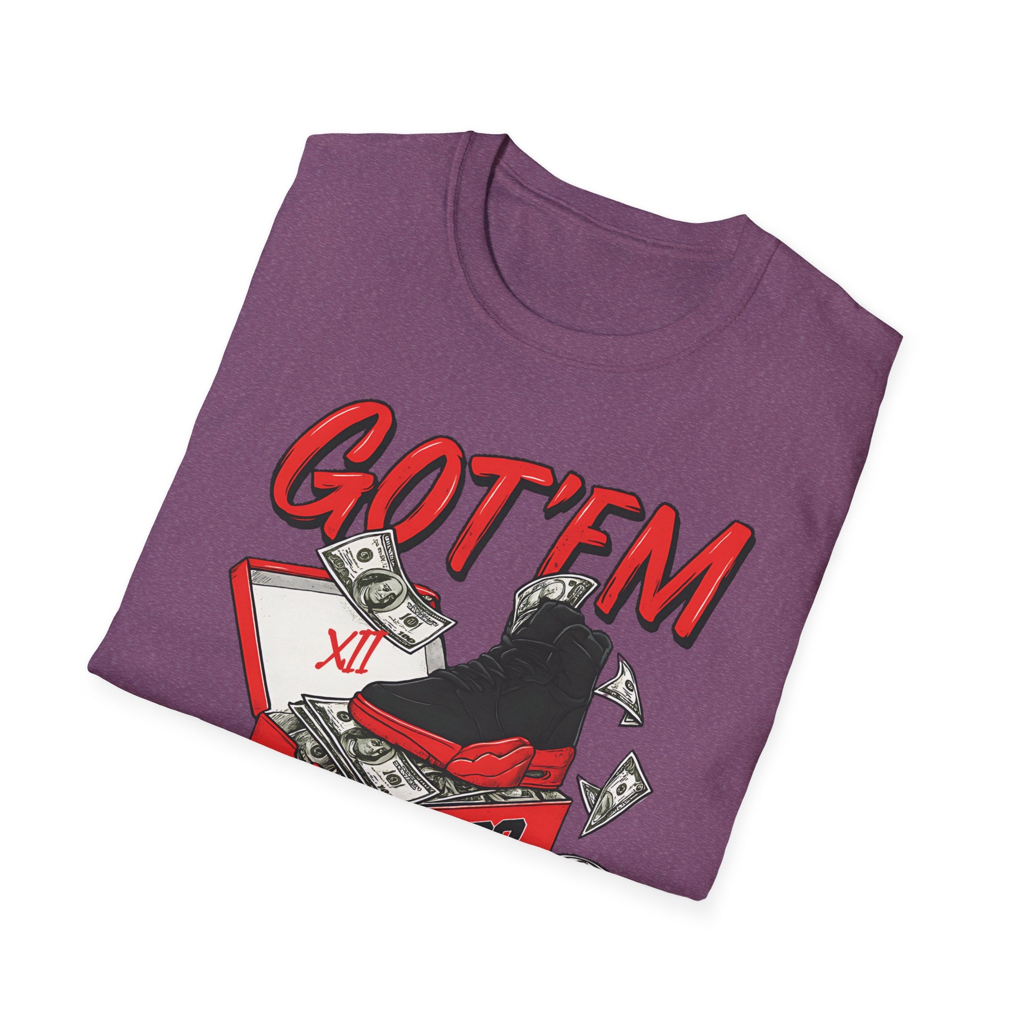 Streetwear Match Jordan 12 Retro Flu Game - XII Graffiti Sneakerhead T-Shirt