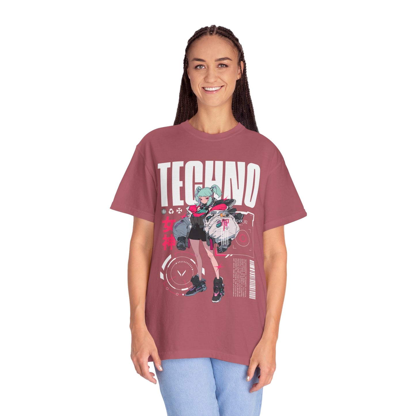 Techno Anime Girl T-shirt