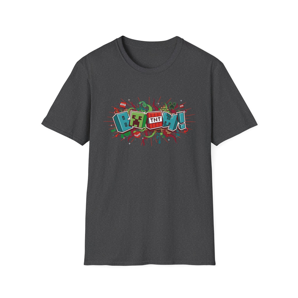Funny Mining Gamer Pixel Boom Gaming Miner T-Shirt