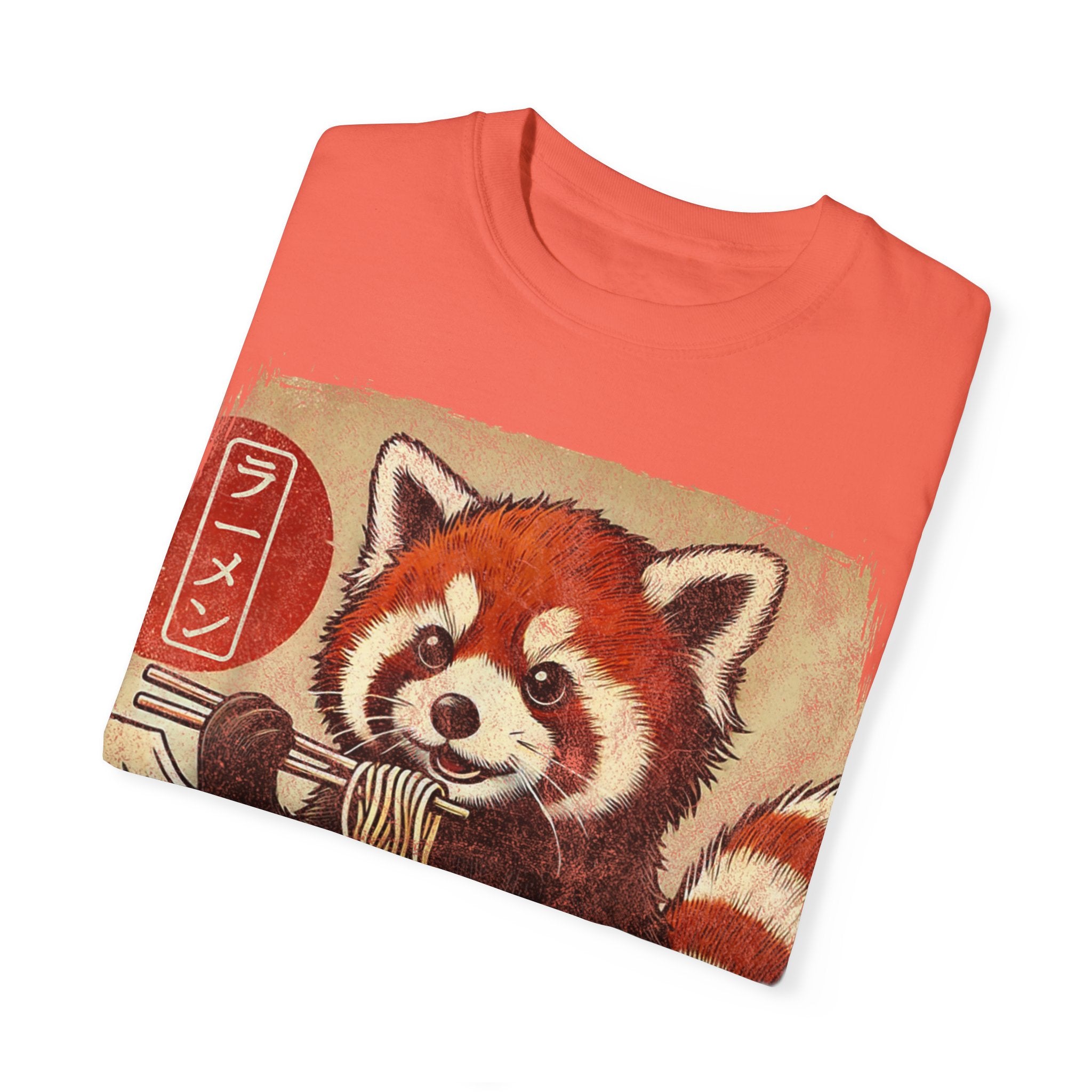 Ramen Time – Japanese Anime Red Panda T-shirt