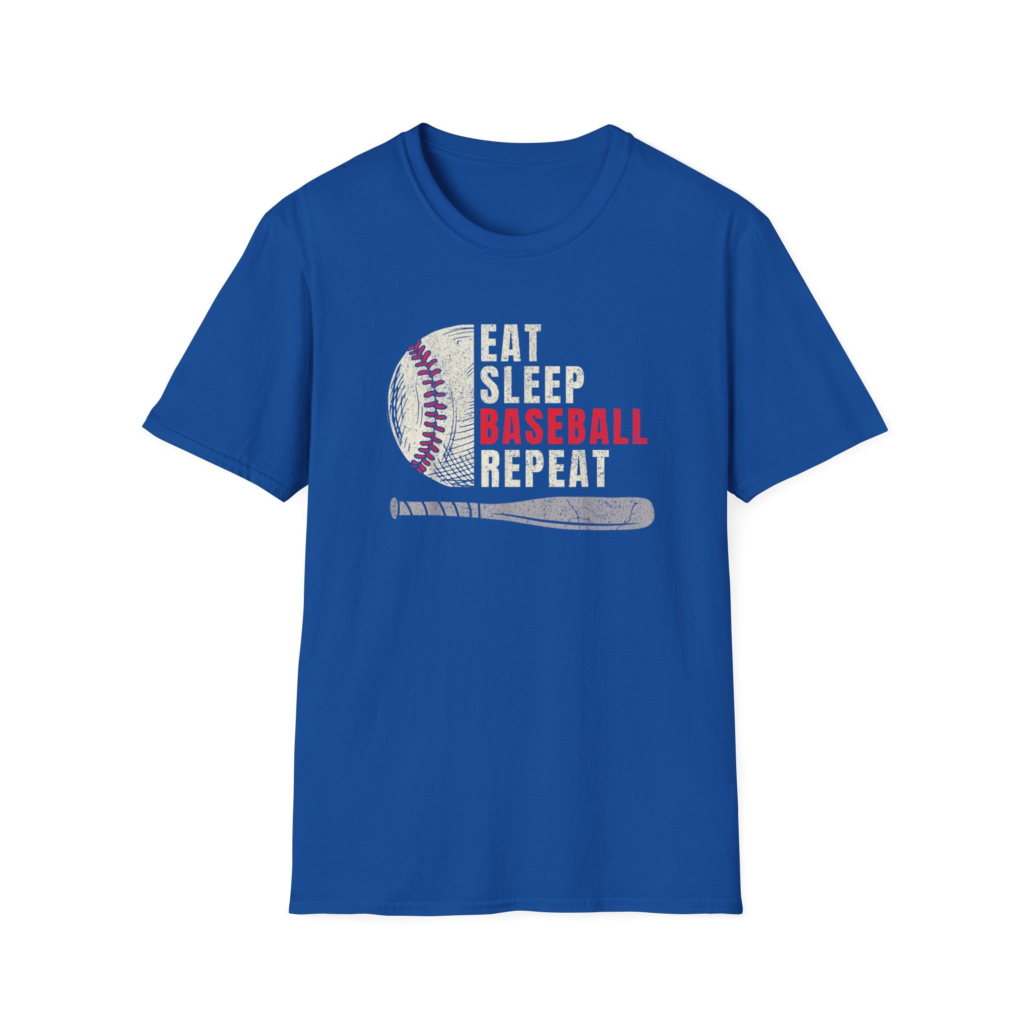 Eat Sleep Baseball Repeat – Funny Baseball T-Shirt