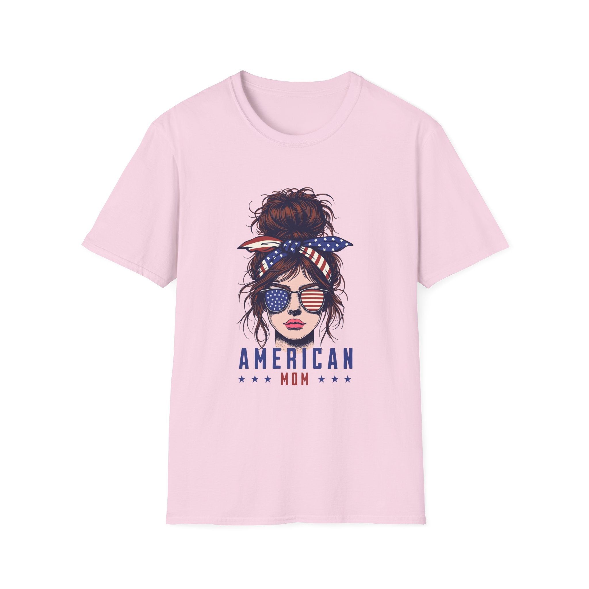 4th of July Gifts for Mothers American Mom T-shirt