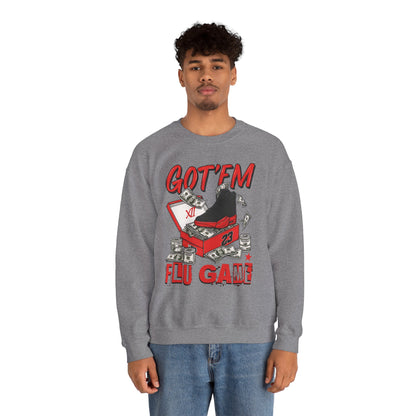 Streetwear Sneakerhead Match Jordan 12 Retro Flu Game Sweatshirt